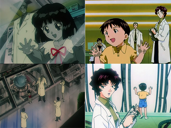Hotaru Tomoe (Sailor Saturn) e Shinji Ikari